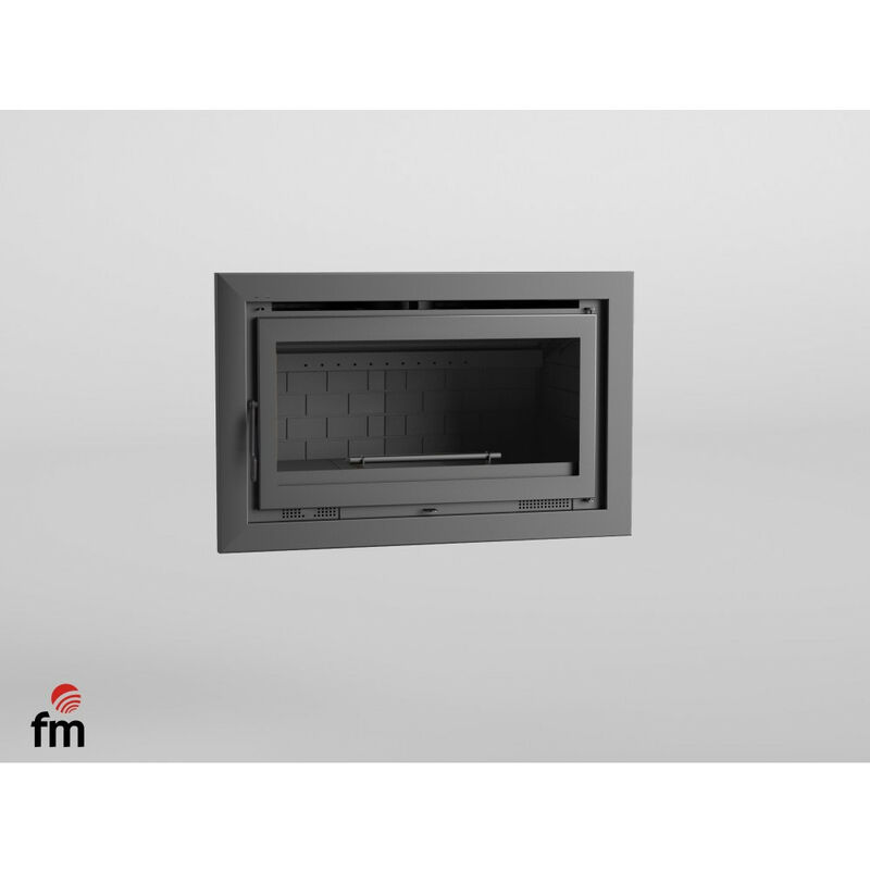 Fm Calefaccion - fm Insert de cheminée IT-100 f 13,3kW foyer en fonte