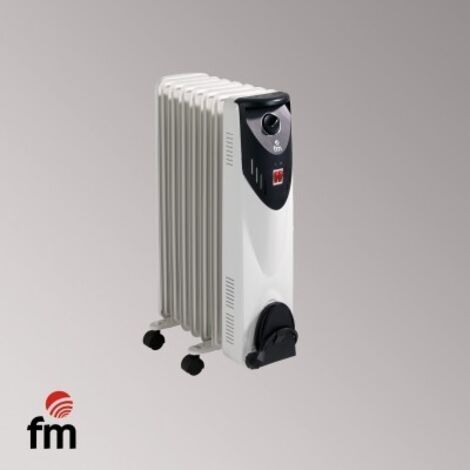 FM radiador aceite 7 elementos rw15 1500w , Radiador aceite 7E. RW15 1500W. -Marca: FMModelo: RW15. -1500 W / 230 V / 50 Hz. -7 Elementos. -3 Potencias: 600 W / 900 W / 1500 W.