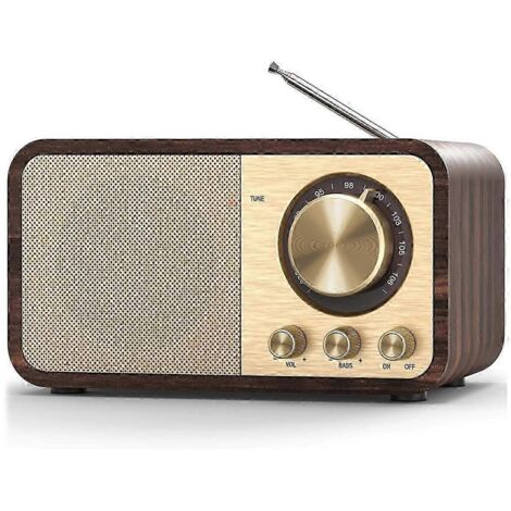 FM-Radio mit Empfang, Bluetooth-Transistorradio mit 5-Watt-Lautsprecher
