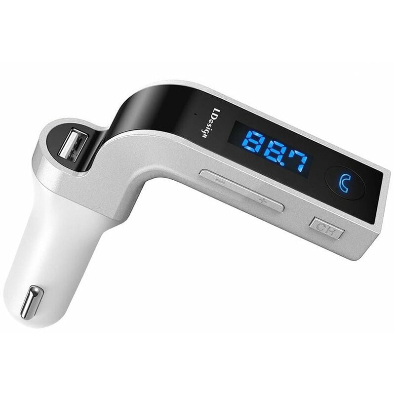 Image of Northix - fm Transmitter mit Bluetooth Freisprecheinrichtung, Gold