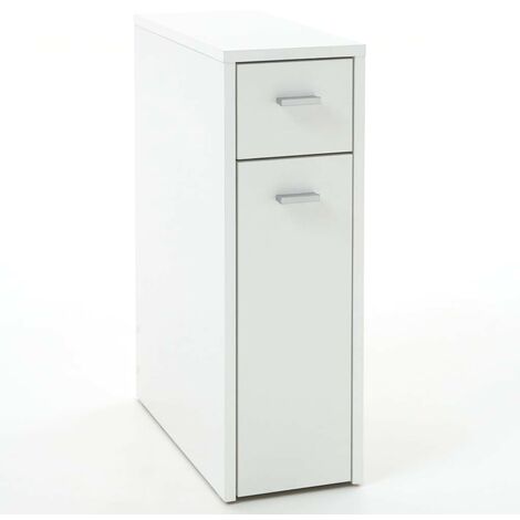 FMD Armadietto con 2 Cassetti 20x45x61 cm Bianco