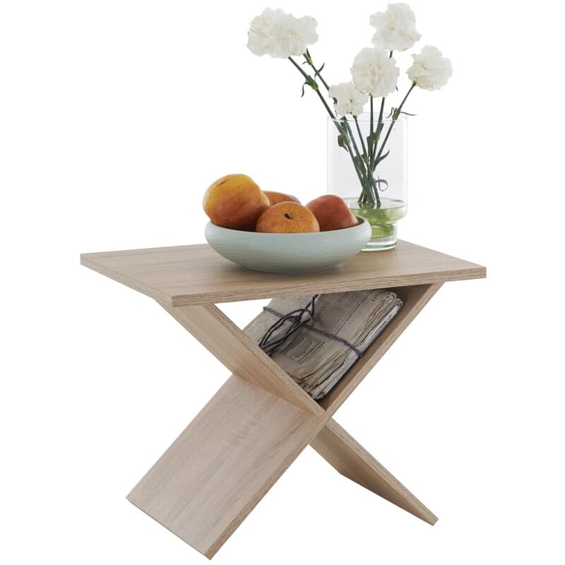 

Mesa de Centro Color Roble - Marrón - FMD