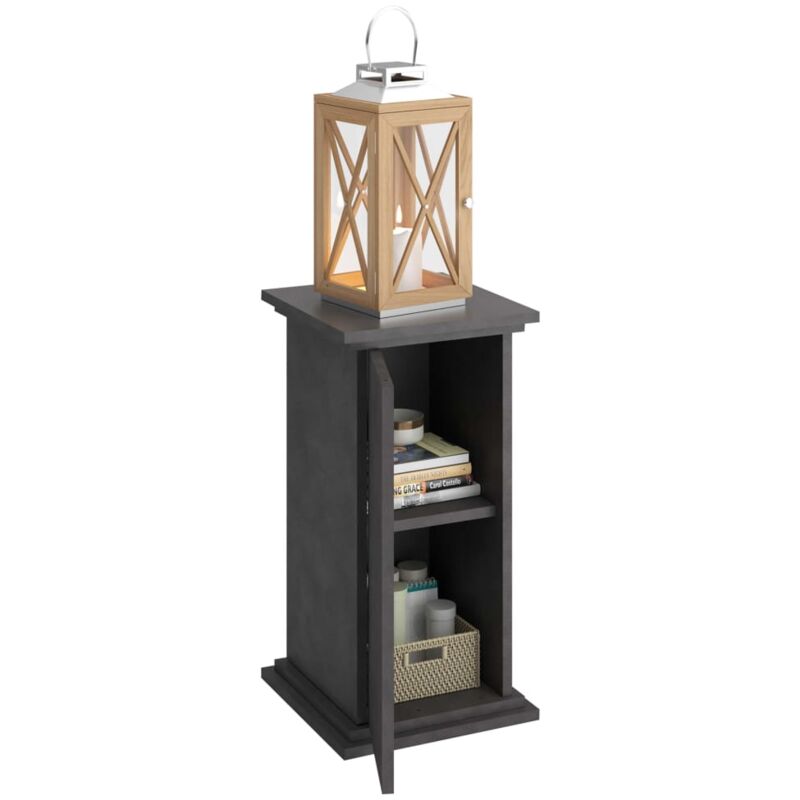 

FMD Mesa Decorativa con Puerta 57,4 cm Color Matera - Gris