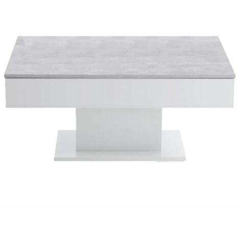 CALICOSY - Table Basse avec Rangements Cachés L100cm - Avola