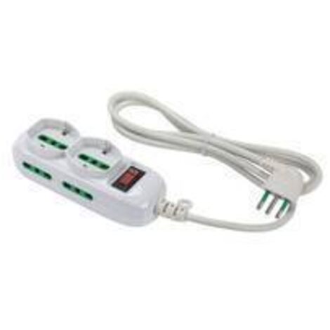 FME 474144 MULTIPRESA 4P BIP+2BIP/SCHUKO SPINA 10A
