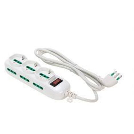 FME 474164 MULTIPRESA 6P BIP+3BIP/SCHUKO SPINA 10A