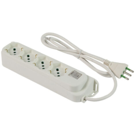 FME 47.4204 MULTIPRESA 4P BIP/SC+INT SICUR 10A  1 PZ