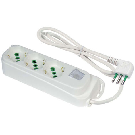 FME 47.4604 MULTIPRESA 3P BIP/SC+INT SICUR 10A- 1,0 pz