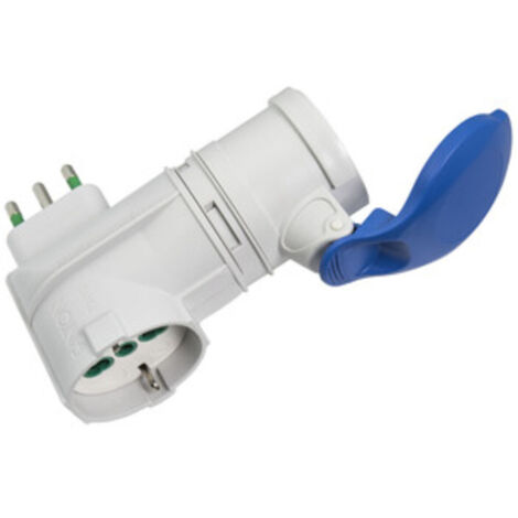 FME 73.010 ADATTATORE CEE 16A+T 2P+T SCHUKO 220V IP44 1 PZ