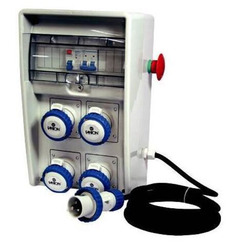 FME 74.324 QUADRO 4P CE 220V IP65 C/PULS EMER IP65