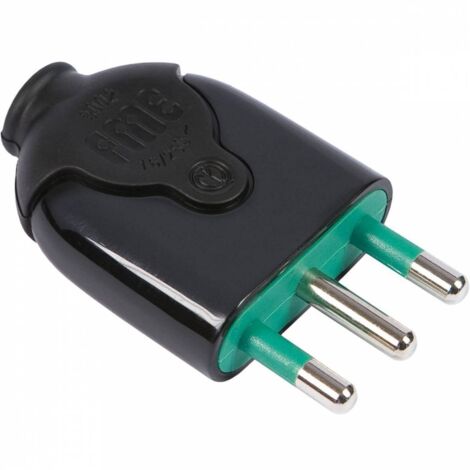 FME 80.021 SPINA 16A 2P+T NERO