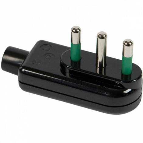 FME 80.041 SPINA RIBASSATA 16A 2P+T NERO