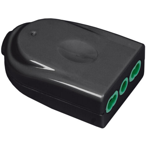 FME 82.571 PRESA BIPASSO 16A 2P+T GARANTI NERO- 50,0 pz