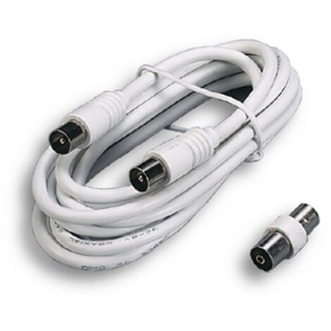 Fme art 31000 prolunga 2 ml tv televisione con adattatore presa-presa