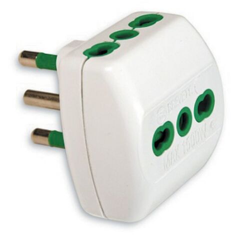 FME ART. 82.180 ADATTAT. 16A+T-3 BIPASSO. Prezzo per 1 pezzo.