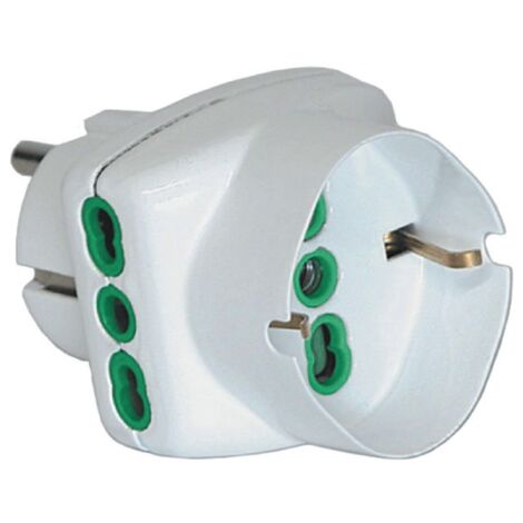 FME ART 82.230 Adaptateur multiple triple Schuko 2 prises de dA rivation 2p + T