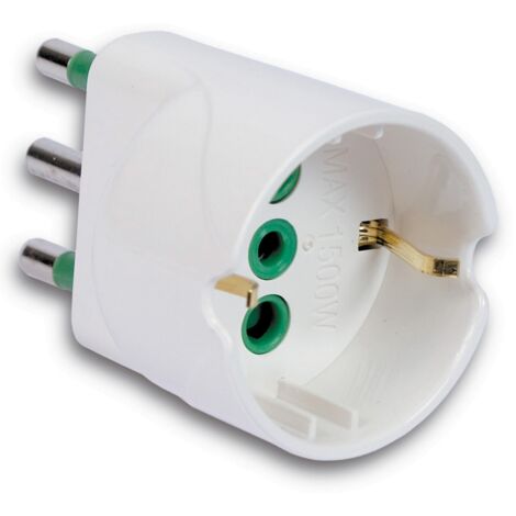 FME ART. 82.600 ADATTAT. 10A+T-SCHUKO GARANTI. Prezzo per 1 pezzo.