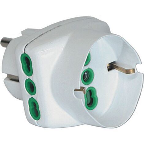 Fme Art.82.230 Adattatore Schuko+2P+T Bip+Schuko - 5 Pz