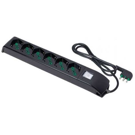 Fme Multipresa 6X2Pt Sk Int Af Nero Fido 410241