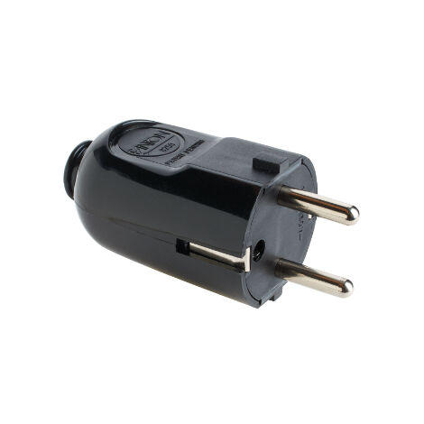 Fme Spina Schuko Nero 2P+T 16A 80071