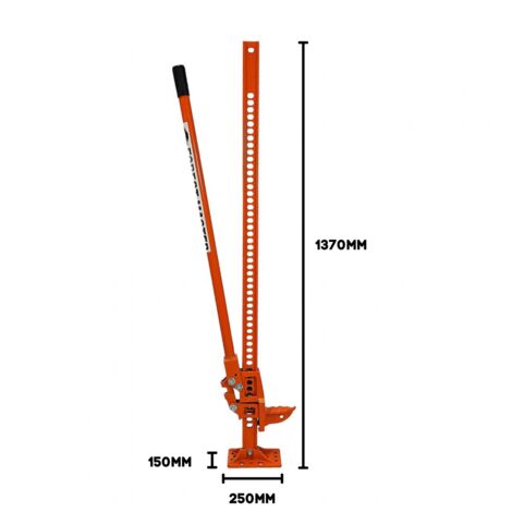 FMFJ Farm Jack - 3000KG Capacity, 1M Max Lift, Automotive Maintenance, Agricultural tasks