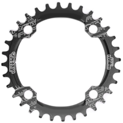 FMFXTR 104 BCD 32T Schwarzes Kettenblatt für Mountainbikes, Narrow/Wide