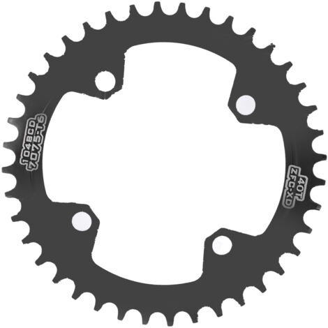 FMFXTR 104 BCD 40T Schwarzes Fahrradritzel für Mountainbikes, Narrow-Wide-Rundkette, kompatibel mit Mountainbikes.
