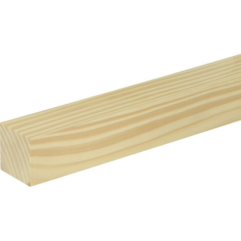 FN Neuhofer Flachleiste 100 cm 40 x 40 mm Fichte/Kiefer Sockelleiste