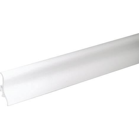 FN Neuhofer Fußleiste 250 cm 48 x 21 mm weiß Leisten