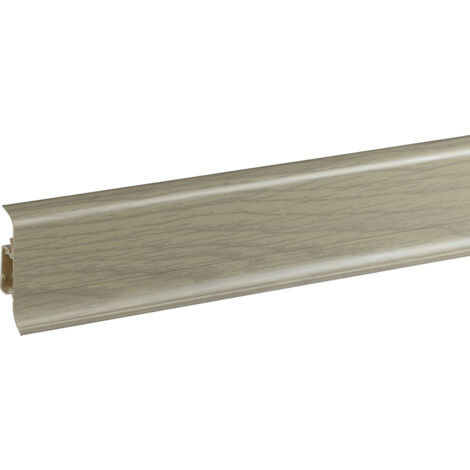 FN Neuhofer Klemmsockelleiste 250 cm 50 x 22,5 mm Kalkeiche hell Leisten