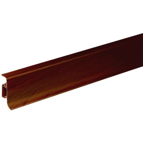 FN Neuhofer Klemmsockelleiste 250 cm 50 x 22,5 mm Wenge Leisten