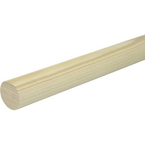 FN Neuhofer Rundstab 100 cm 40 x 40 mm Fichte/Kiefer Sockelleiste