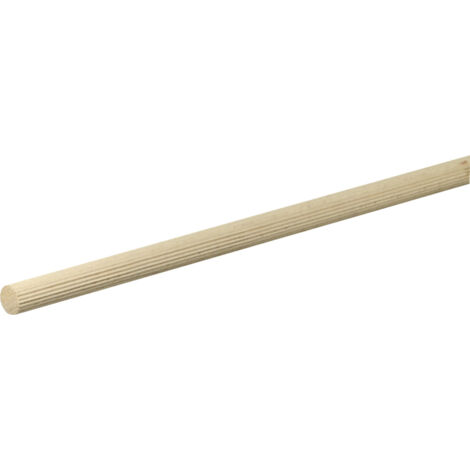 FN Neuhofer Rundstab gerillt 100 cm 14 x 14 mm Buche Leisten