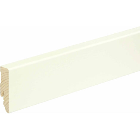 FN Neuhofer Sockelleiste Eckig 240 cm 58 x 16 mm Fichte oder Kiefer Sockelleiste