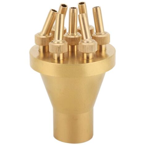 FNPT 1" DN25 Colonne de Buse de Fontaine de Style Droit à 2 Niveaux Multi Direction Jet Fontaine D'étang Tête D'Arroseur de Pulvérisation D'eau Jardin Décorations D'extérieur Accessoires
