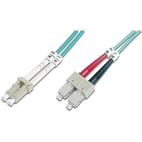 FO PCORD LC TO SC DUPLEX OM4 3M