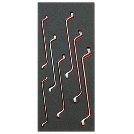 FOAM CON LLAVES DE DOBLE ESTRELLA ACOD., 7 PZS - BAHCO
