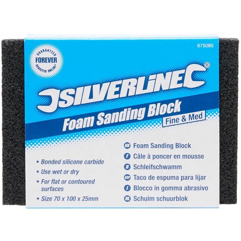 Silverline - Foam Sanding Block -