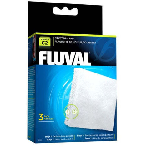 Foamex/Poliéster para filtro mochila Fluval C - Pack de 3