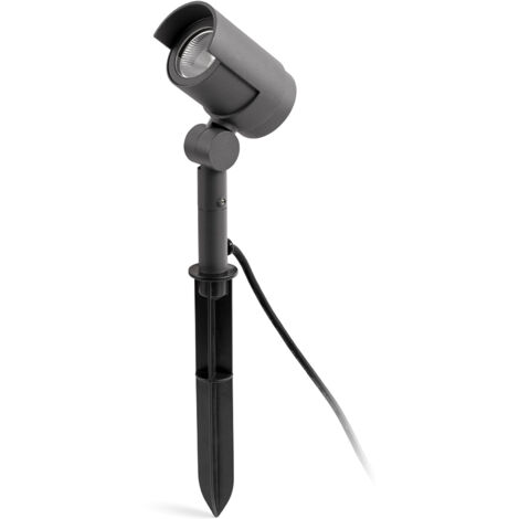FOC 210 Lámpara proyector con estaca gris oscuro