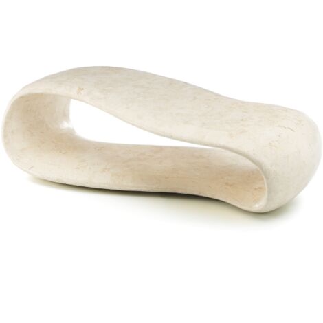 Focale, Tavolino da salotto Beige (60cm X 123cm H. 34cm) Duzzle