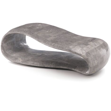 Focale, Tavolino da salotto Grigio (60cm X 123cm H. 34cm) Duzzle