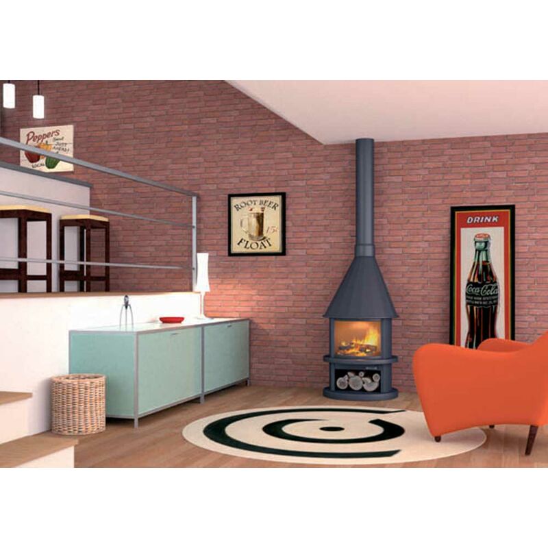 

Chimenea redonda ES41PC 9kW hogar cerrado - Focgrup