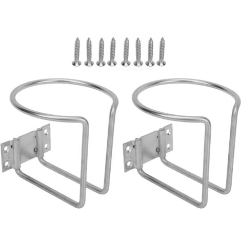 Fockety 2 Pièces Porte-gobelets en Anneau de Bateau, Porte-Boissons Universels en Acier Inoxydable, Support de Tasse de Voiture, Organisateur de Tasse de Voiture pour Bateau Marin, Yacht.