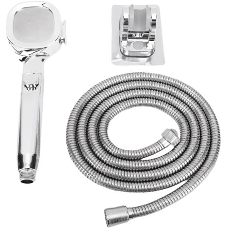 Fockety Pommeau de douche pour camping-car avec flexible et interrupteur marche/arrêt, 4 modes de jet, haute pression, économie d'eau, pour caravane, camping-car, bateau.