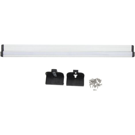 Fockety Rail de Table RV, 500mm Alliage d'aluminium antirouille Support de Bande Lumineuse Installation de Table RV Rail Coulissant Stable et fiable Rail de Support de Table Murale