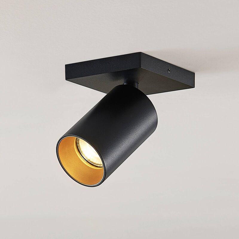 

Brinja foco, angular, negro-oro 1 luz - Arcchio