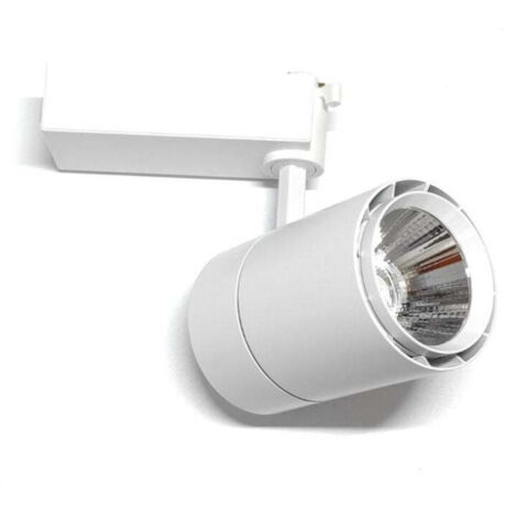 Foco Carril Led 3 Vías Monofásica 30w, un solo Encendido