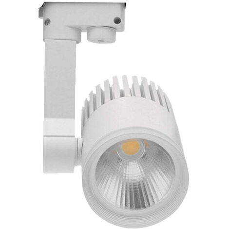Foco Carril Led 4 Vías Monofásico 7w 4000k