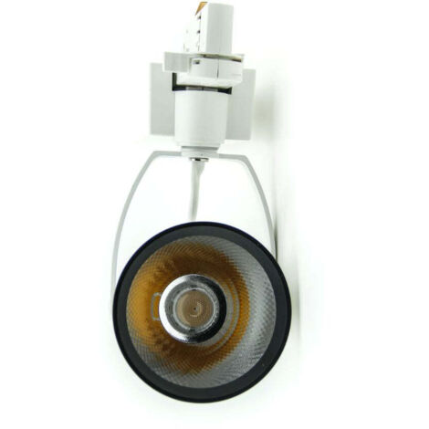 Foco Carril Led 4 Vías Trifásico 30w 3000k, hasta 3 Encendidos